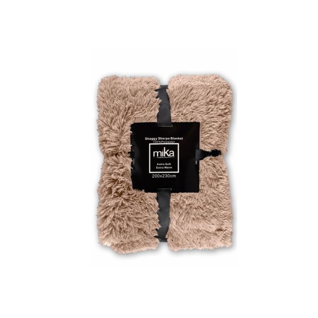 Одеяло Shaggy Sherpa Cream