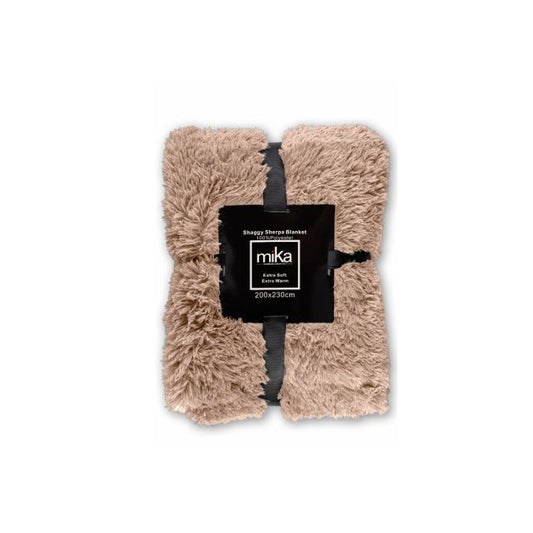 Одеяло Shaggy Sherpa Cream