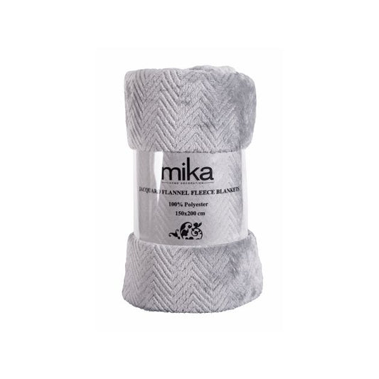 Одеяло Jacquard Flannel Fleece.grey